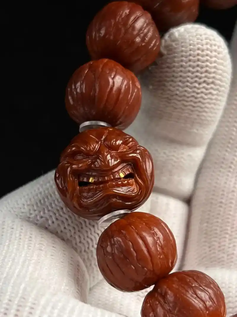 猴头核桃 #文玩手串 #盘它就完了 #盘玩 #盘它 #盘串 - 抖音