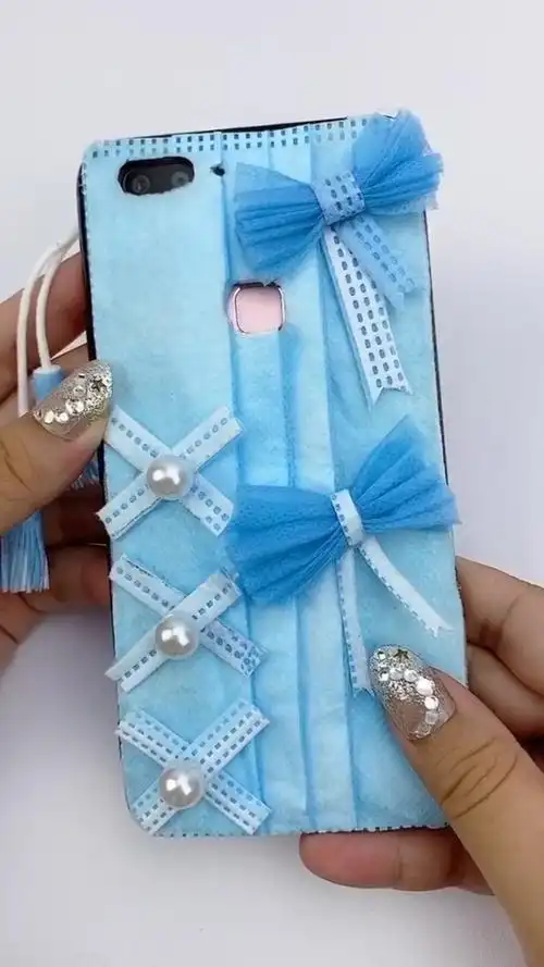 废物利用#用过的口罩不要丢,这样做简单又好看!