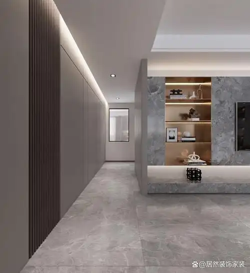 三室两厅现代轻奢风装修,高级灰装修