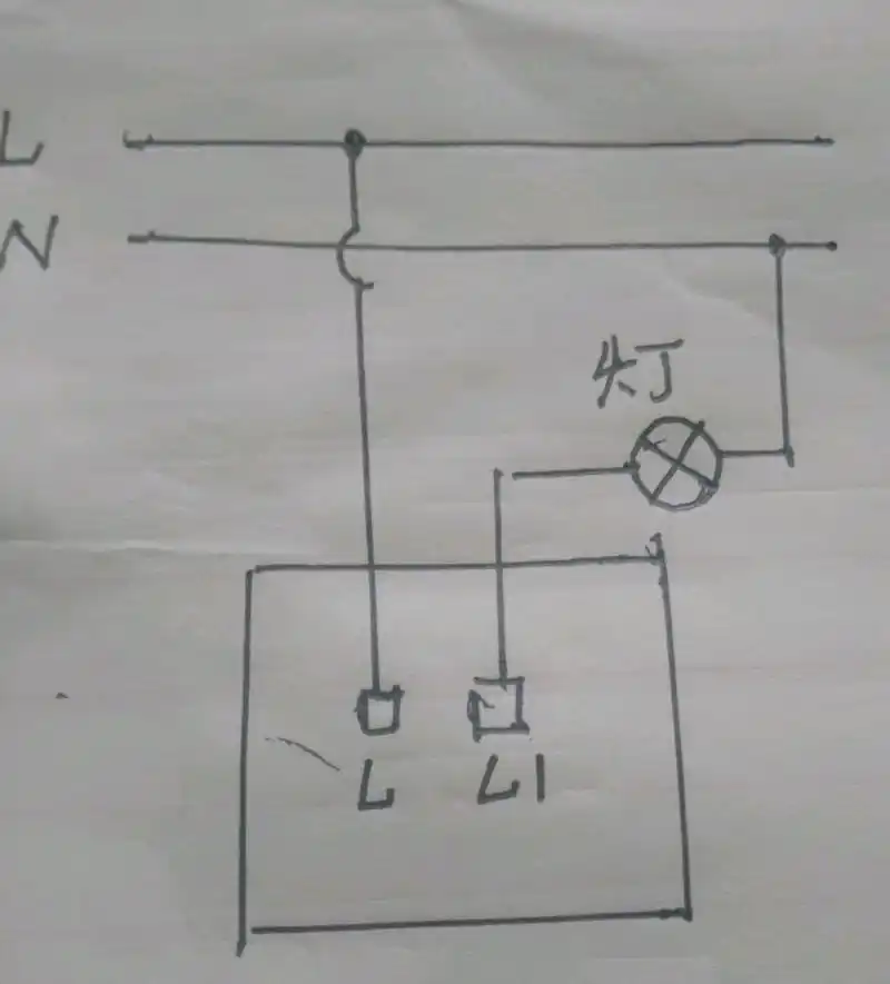 百度爱采购首页 商品专题_开关一开单控接线图 接线方法:开关上两个