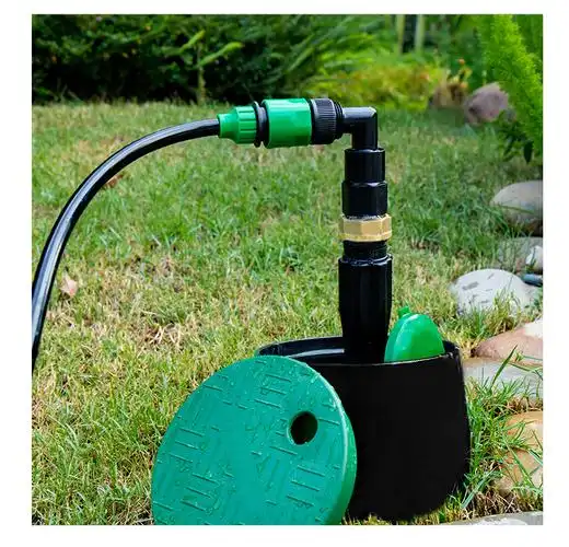 园林绿化标准快速取水阀6分1寸地插杆取水器草坪水管接头杆6分取水阀