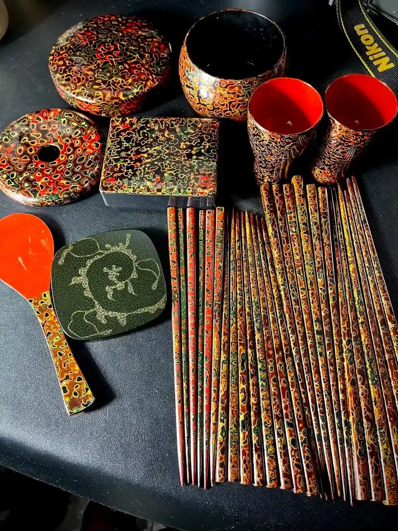 漆面上的小宇宙——津轻涂 日本漆器 手工