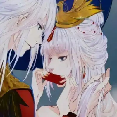 王者荣耀李白和王昭君动漫情侣高清头像