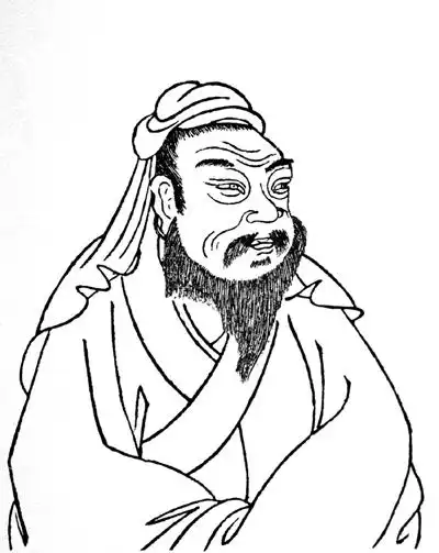 周公画像在商周之际,周公曾辅助武王伐灭商,建立周王朝.