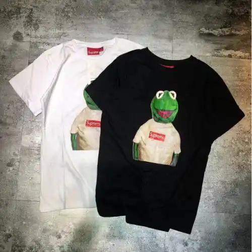 supreme春夏新款短袖 青蛙印花
