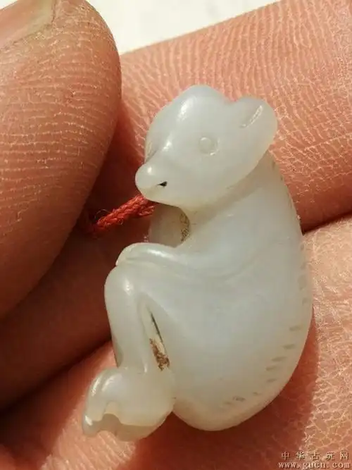 和田白玉猴子 - 中华古玩网 - 古董收藏,古玩收藏,古玩鉴定,古玩专场