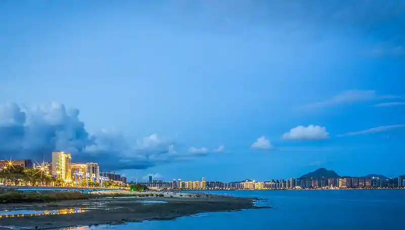 广东省汕尾城区避风港风景