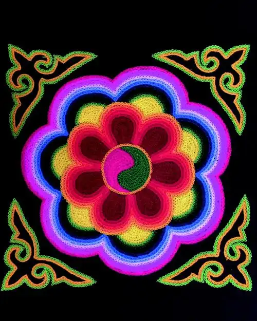 中国非物质文化遗产 土族盘绣