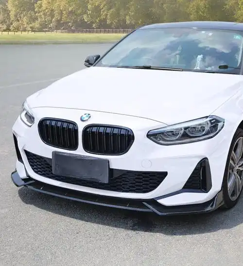 宝马新1系三厢125i前铲3系5系x1x3x5m运动前唇黑武士改装大包围