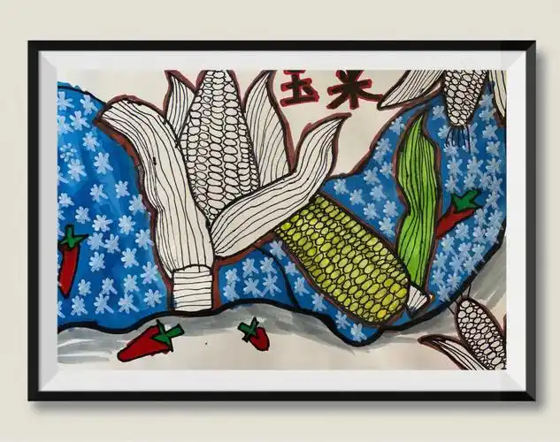 我的绘画日记玉米熟了