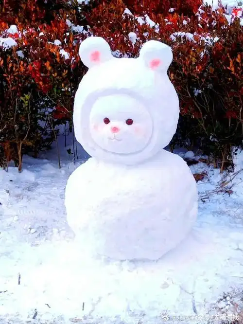 大冷天费时费力堆个雪人你的方法是错的这样堆又快又好看
