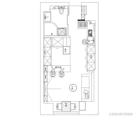 60平米的小户型空间的合理利用北欧极简设计图片赏析