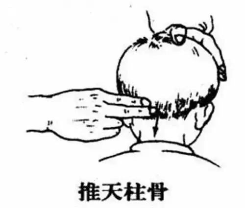 小孩食积呕吐先摩腹,补脾清胃天柱骨