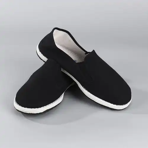 3520松紧口布鞋劳保鞋老北京布鞋男透气中老年爸爸鞋千层底工作鞋