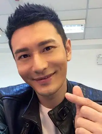 黄晓明发型叫什么白色子弹头简约寸头