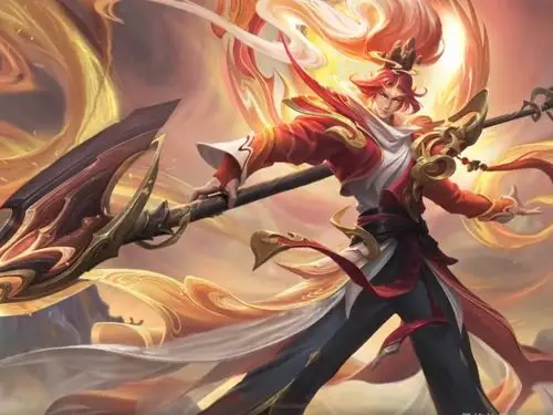 韩信鼠年限定皮肤飞衡首曝:燃烧霞光下的山 《王者荣耀》公开韩信五岳