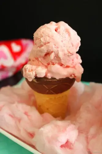 cotton candy ice cream | no eggs, no churn