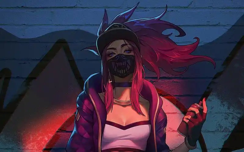 【英雄联盟】拳头前建模师冒死首次公开kda阿卡丽头部模型,现在已被