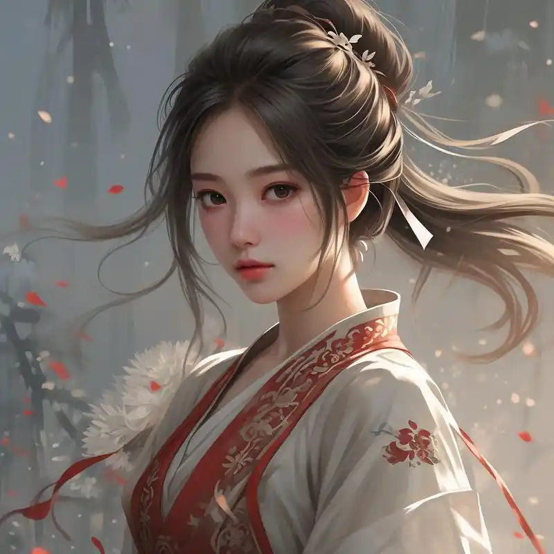 动漫女生古风头像94