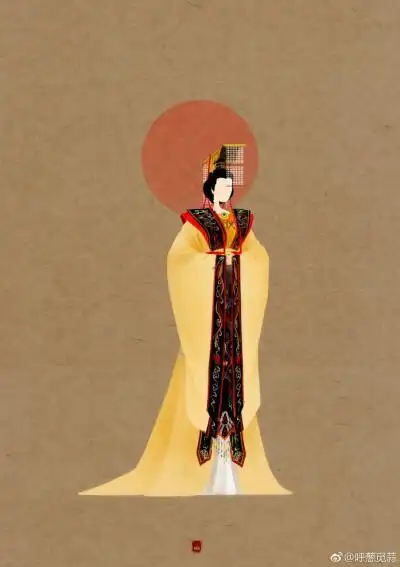 【武则天】(来自@呼葱觅蒜微博)喜欢插画糖友可以多多关注这位博主画