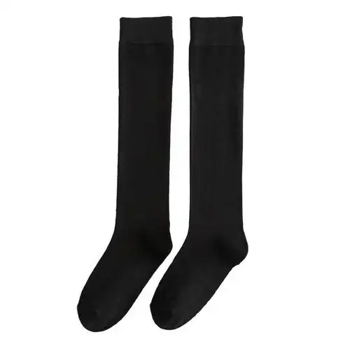 南极人袜子男长筒袜黑色商务秋冬防臭长袜男士高筒透气小腿袜中筒