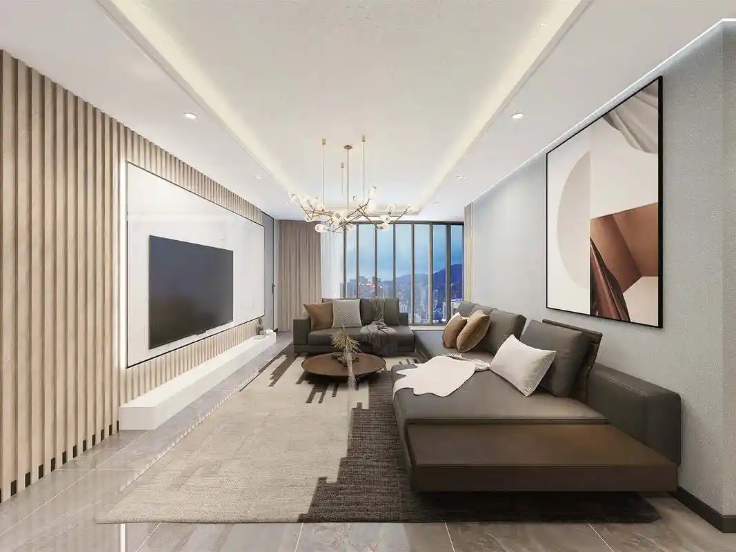 艺术漆现代风格效果图 贵州荔波新天地设计方案