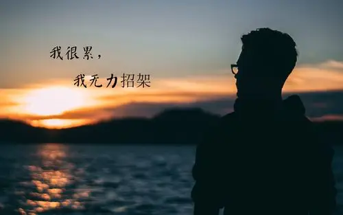 对生活无力感的说说配图