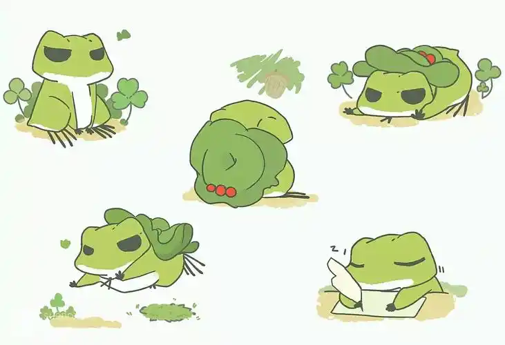 旅行青蛙ヽ(*з*)呱咋那么可爱,快让阿妈抱抱!