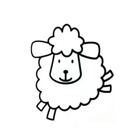 羊爷爷简笔画简单 素描羊头怎么画 -育儿知识