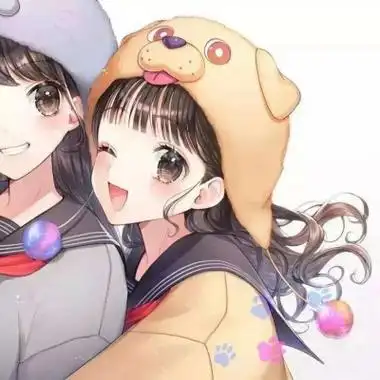 动漫可爱女生闺蜜头像一组乖巧女生个性图片大全