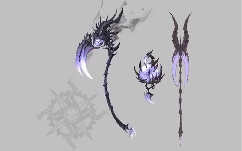 【maya建模】次世代游戏武器镰刀模型教学,建模思路/技巧全面解析