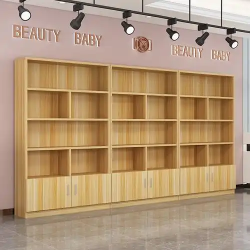 化妆品展示柜美容院货柜产品货架护肤品展架古达美甲置物架母婴店展柜