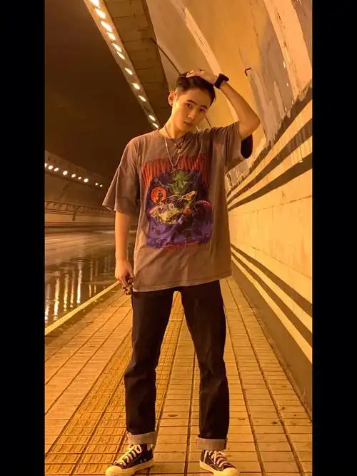 ootd男生夏季穿搭美式街头嘻哈分享