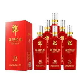 古蔺郎牌特曲t3郎酒精英版五粮50度浓香型白 酒整箱装红色礼品酒
