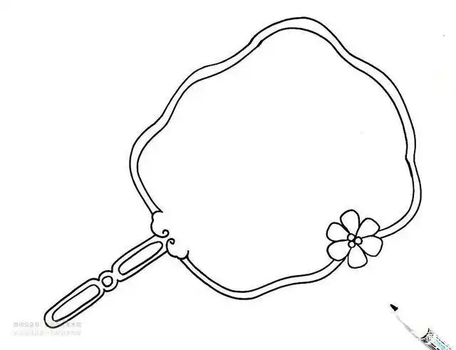 儿童画教程|中国传统文化主题课程《团扇之美》