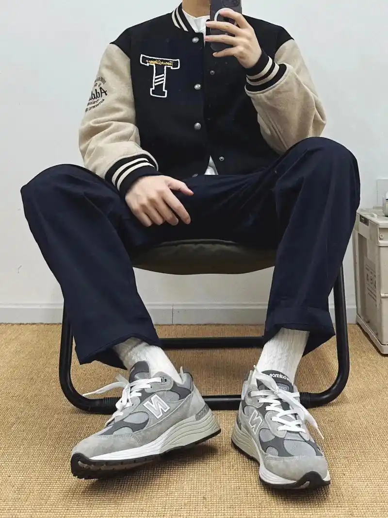 初春男生棒球服少年感穿搭.96元宵快乐! #男生穿搭 #开春 - 抖音