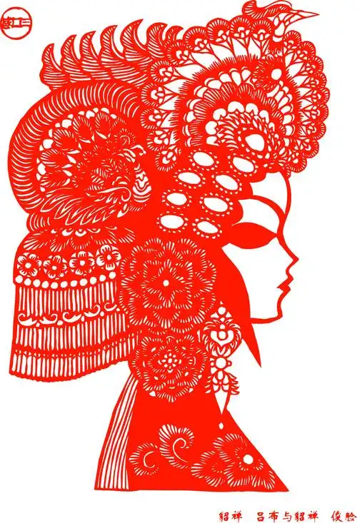 京剧脸谱剪纸图片京剧剪纸脸谱