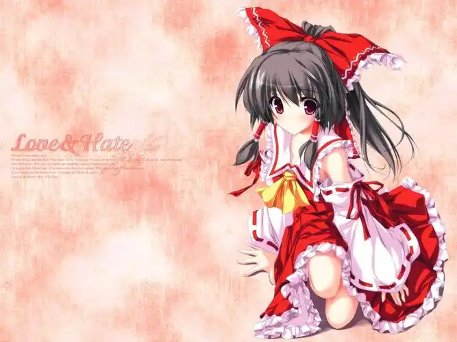 求东方偶像乡灵梦美图