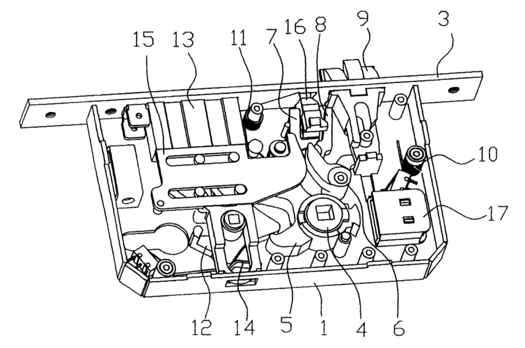 cn100447366c_具有自锁结构的电子锁锁芯失效