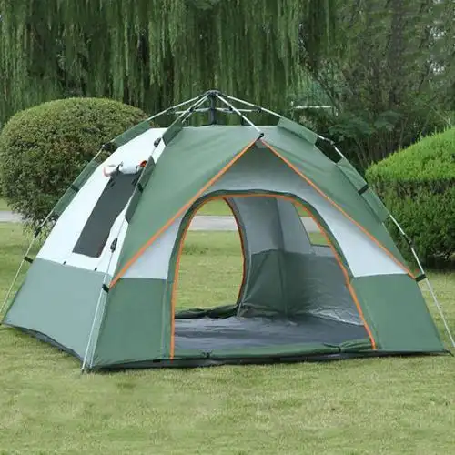 帐篷户外野营加厚防雨3-4人全自动野外防晒2人露营超