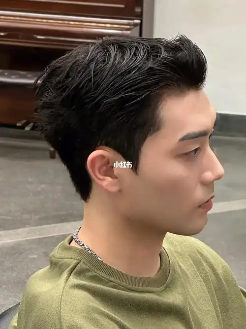 韩系简约干净高级男生小背头 女生都喜欢的