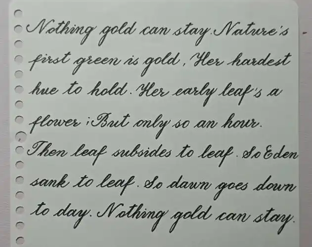 岁月留金手写英文字体