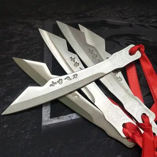 小李飞刀暗器户外小忍者飞镖刀防身飞针手里剑武术道具qfb27 大号小李