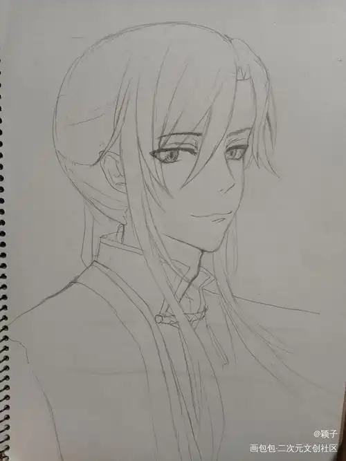 三郎_天官赐福花城手绘绘画作品