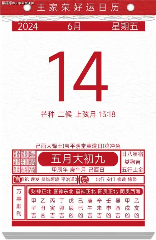 十二值神:(平,明堂,黄道吉日)彭祖百忌:己不破券,酉不会客星次:鹑首