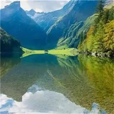 最新旺财最好看的青山绿水风景头像