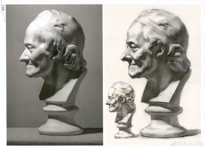 素描石膏像#艺术之路##素描