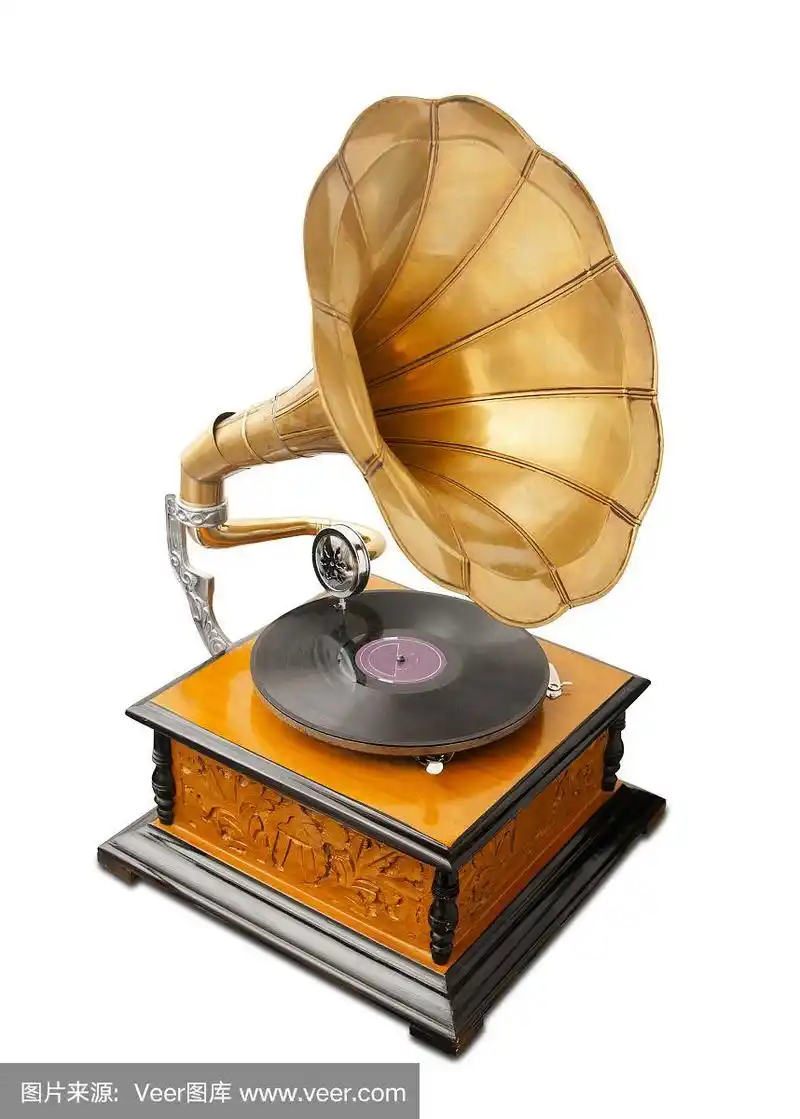 留声机,垂直画幅,褐色,古董,古老的