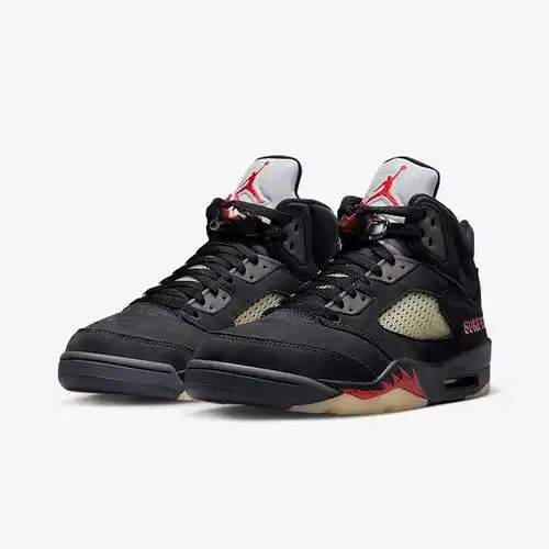 jordanairjordan5gore-texoff-noir潮流防水面料小supreme高帮复古