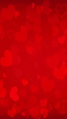 浪漫情人节红色心形图案h5背景素材